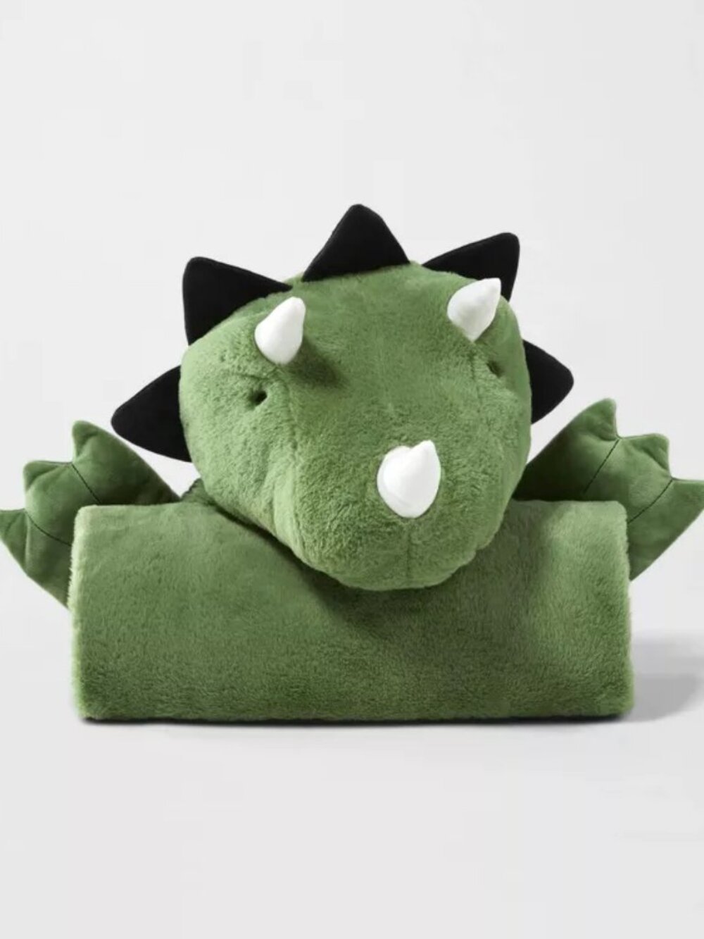 PILLOWFORT - Kid's Dinosaur Wearable Hooded Blanket 50" x 40" - NEW NWT - Picture 1 of 6